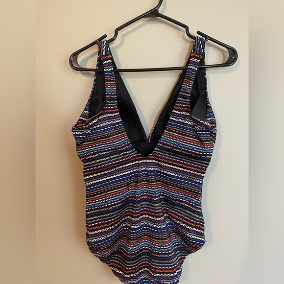 Miraclesuit Shimmer Links Odyssey One Piece Swimsuit Size 10 - Picture 11 of 16